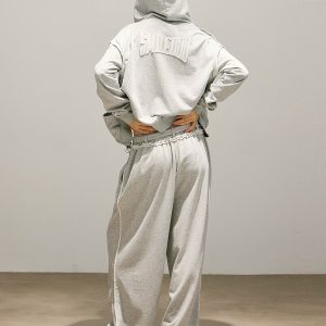 280g Distressed Raw-Edge Street Dance Sportswear - Image 4