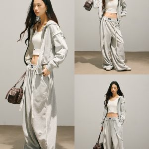 280g Distressed Raw-Edge Street Dance Sportswear - Image 3